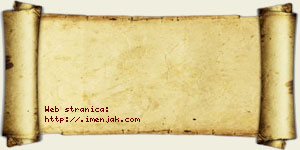 Trnjina Čomagić vizit kartica